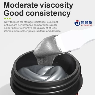 JTX-138/158/183 คุณภาพสูงมงกุฎสีดํา Solder Paste สําหรับซ่อมมือถือไม่มีเชื่อมปลอมเคลือบดีบุกง่าย Anti-Oxidation เครื่องมือ