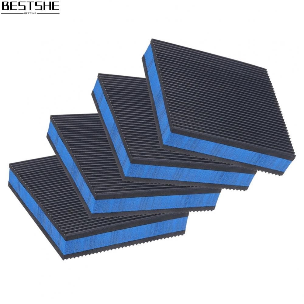 {bestshe}4 EVA Rubber Shock Isolation Pads 4'' x 4'' for Air Compressors and HVAC Systems