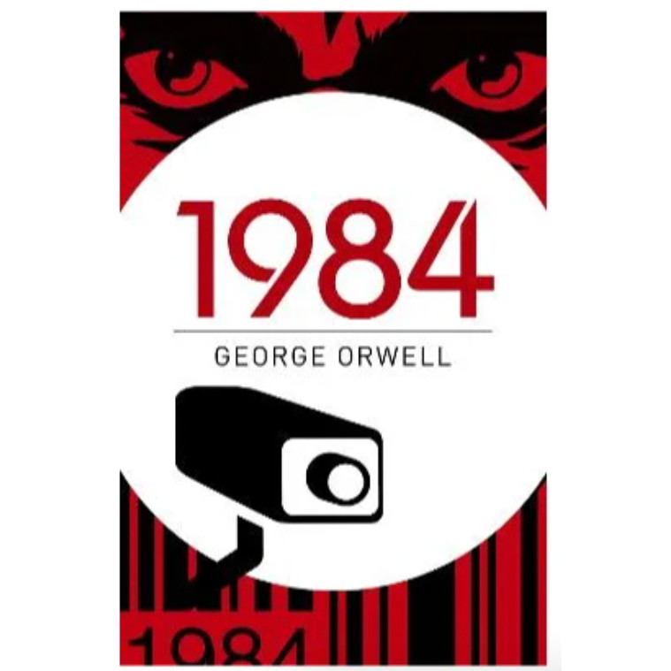1984 by George Orwell (Used English Book, Paperback); หนึ่งเก้าแปดสี่ โดย จอร์จ ออร์เวลล์ 《一九八四》作者：乔