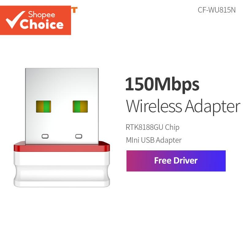 Comfast ไดร์เวอร์ฟรี 150Mbps การ์ดเครือข่ายขนาดเล็กไร้สาย WiFi อะแดปเตอร์ USB เสาอากาศสําหรับคอมพิวเตอร์พีซี