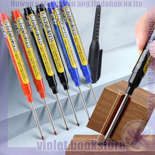 45mm Long Head Markers Pen Multifuntion Woodworking Deep Hole Reuseable Marker Pens School Supplies