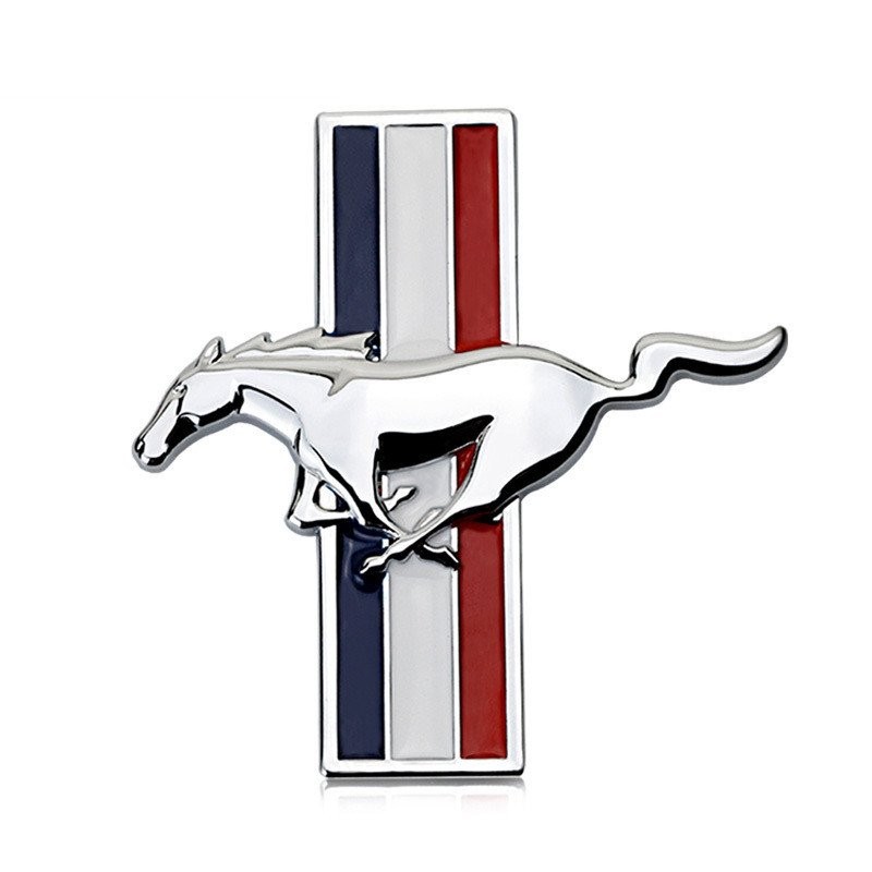 [พอดีสูง] สติ๊กเกอร์โลหะสำหรับรถยนต์ Ford Mustang Emblem GT สติ๊กเกอร์บังโคลน Mondeo Mustang สติ๊กเก
