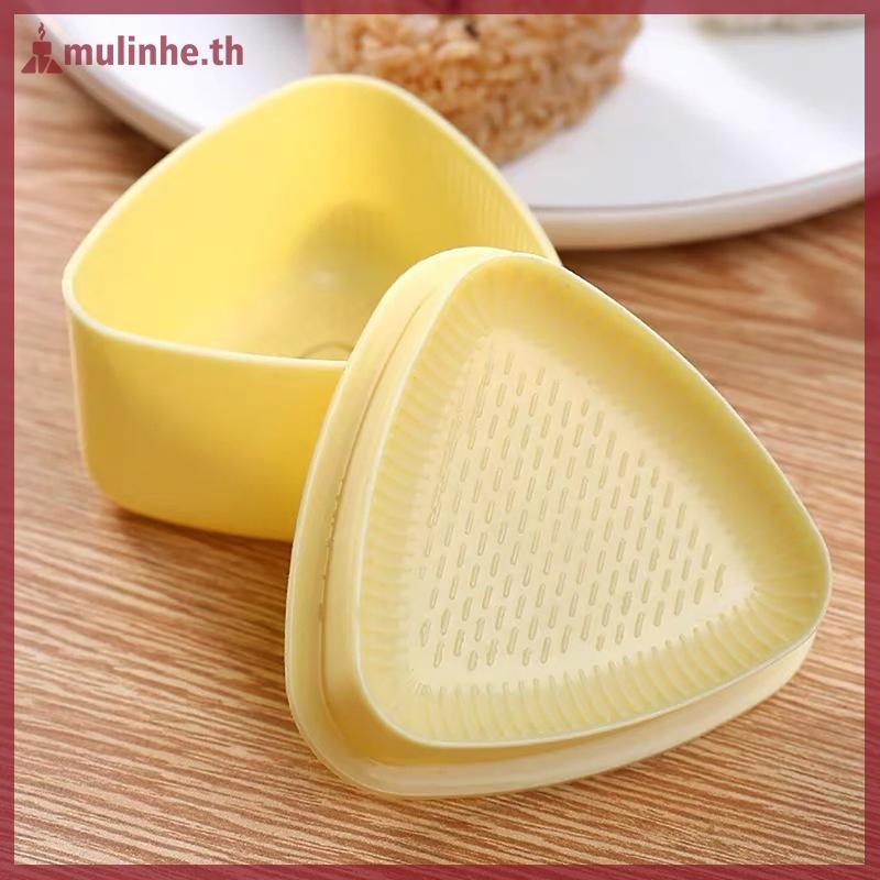 MULINHE ใหม่ Diy แม่พิมพ์ซูชิ Onigiri ข้าวอาหารกดสามเหลี่ยม Sushi Maker แม่พิมพ์ญี่ปุ่น Home Kitchen Bento อุปกรณ์เสริมเครื่องมือ TH