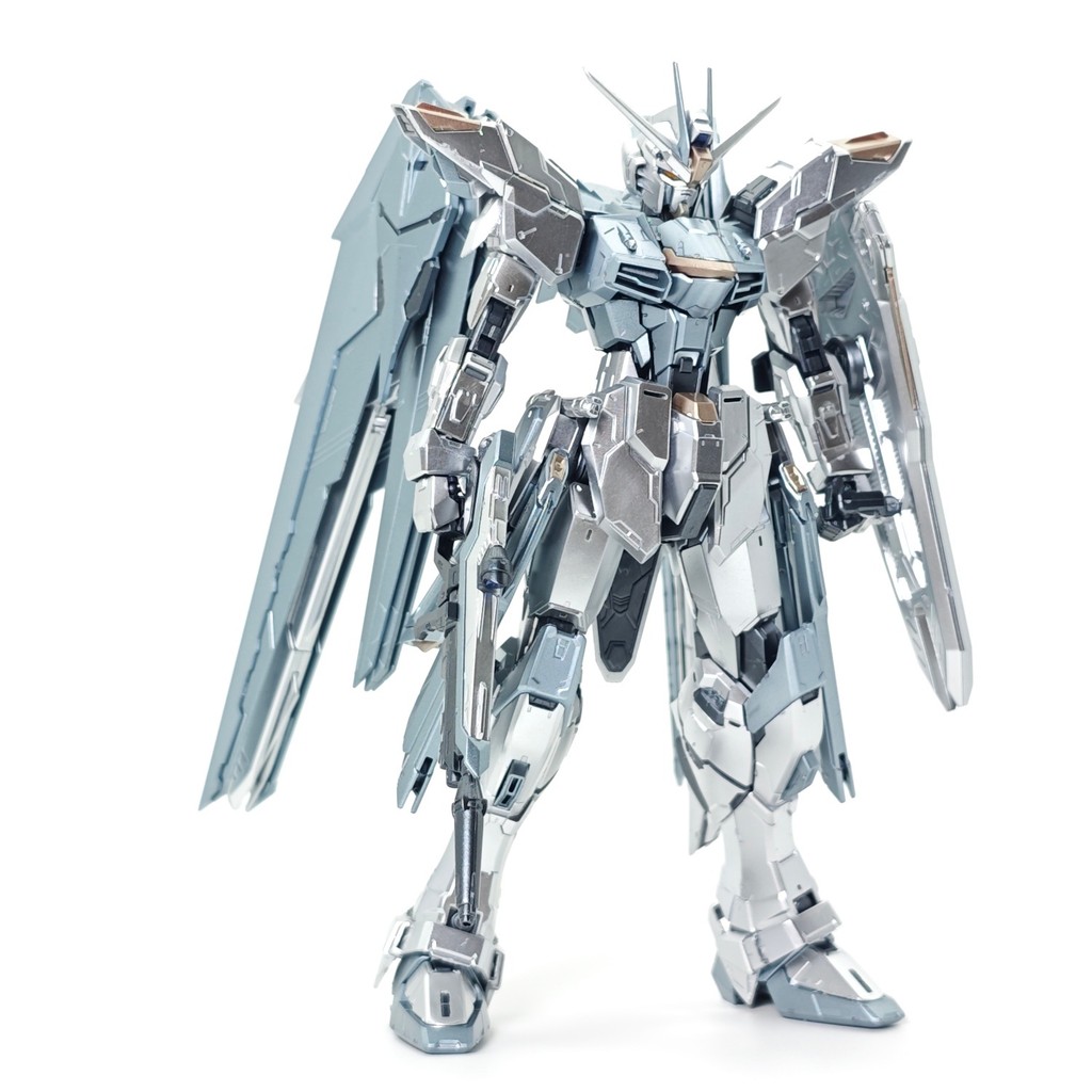 ชุดโมเดลเต็มรูปแบบ SG ที่ทาสีล่วงหน้าพร้อมสีสเปรย์ไทเทเนียมเงินสำหรับ Daban 6650MG Freedom 2.0 1:100