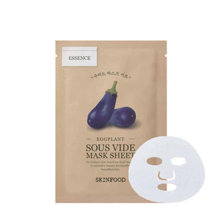 Skinfood สกินฟู๊ด เอ้กเเพลนท์ ซู ไวด์ มาสก์ ชีท 1 แผ่น