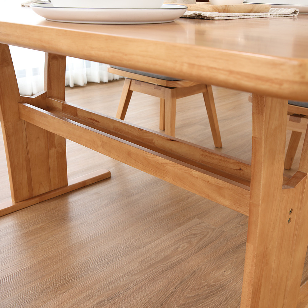 INDEX LIVING MALL ชุดโต๊ะอาหาร 4 ที่นั่ง รุ่นวาซาบิ ขนาด 150 ซม. - สีธรรมชาติ - รูปที่ 4