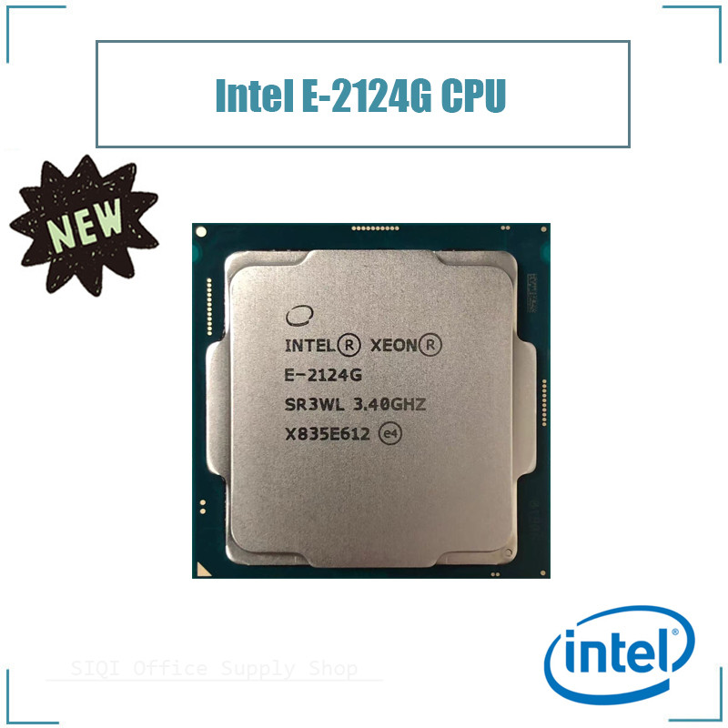 เมนบอร์ด Cpu Intel Xeon E-2124G รองรับโปรเซสเซอร์ Cpu LGA1151 Quad-core 3.4GHz