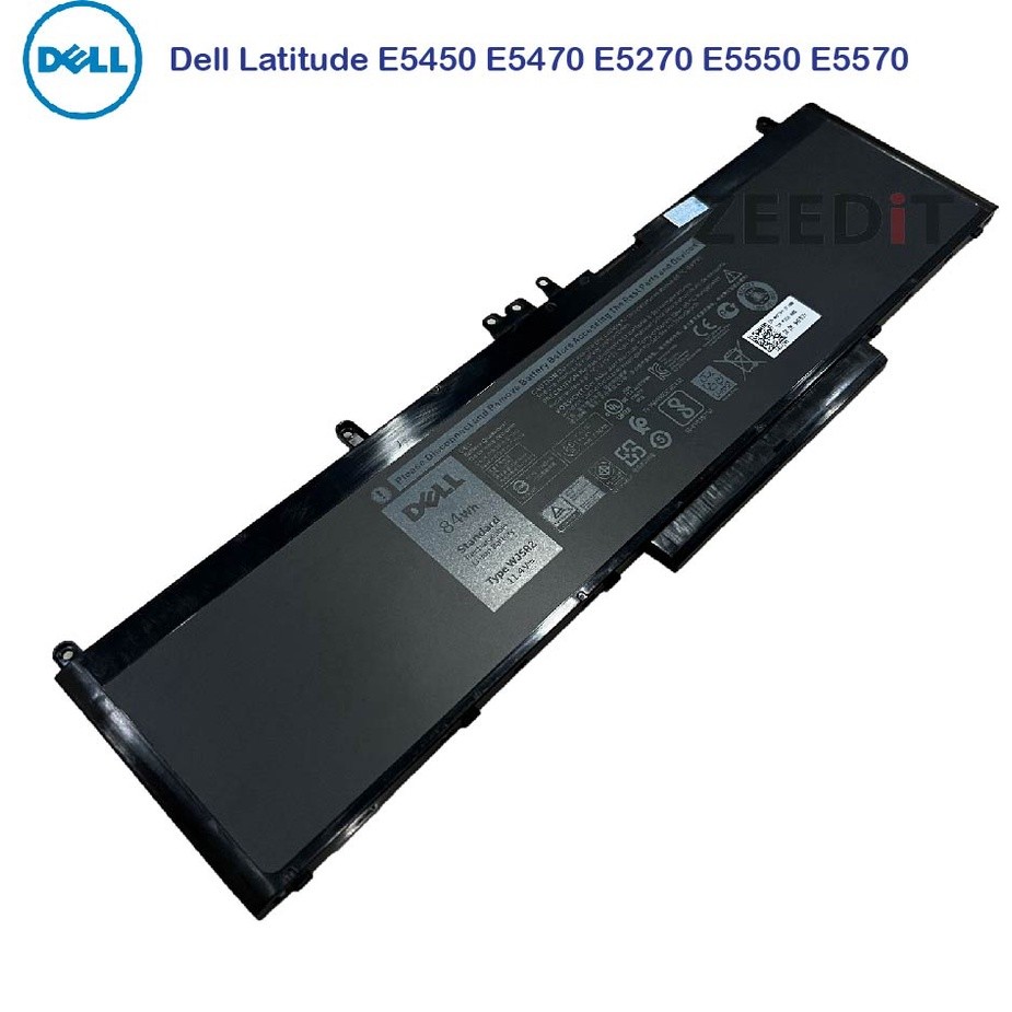 (ส่งฟรี ประกัน 1ปี) Dell Battery Notebook แบตเตอรี่โน๊ตบุ๊ก Dell Latitude E5450 E5470 Series WJ5R2 ข