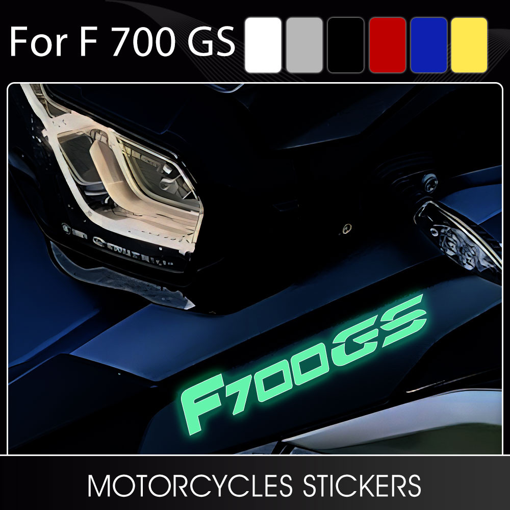 รถจักรยานยนต์ที่กําหนดเองสติกเกอร์เรืองแสงรูปลอก F700 GS อุปกรณ์เสริมสําหรับ BMW F700GS สติกเกอร์ F 