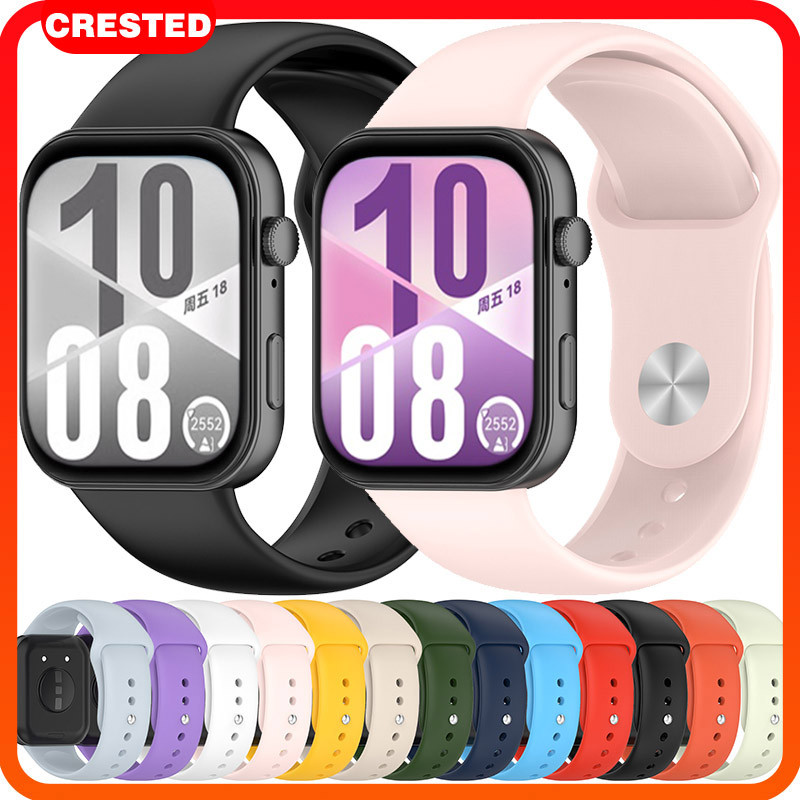 สายซิลิโคนสำหรับ Huawei Watch Fit 3//Huawei Watch Fit 4/Huawei Watch Fit 4 Pro สายยางสปอร์ตนุ่ม นาฬิกาอัจฉริยะ Huawei