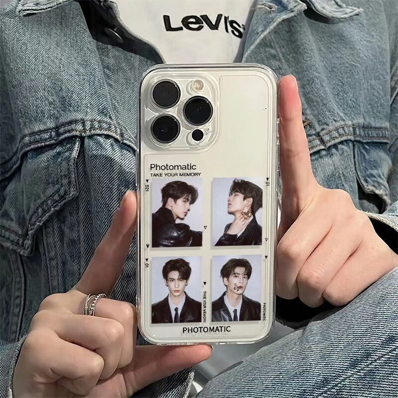 [การสนับสนุนโฮมเมด] Zhang Linghe ผู้อนุญาตเคสโทรศัพท์แบบฉีกสีดํา สินค้าสไตล์เดียวกัน