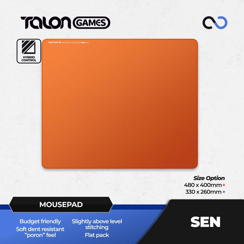 TALONGAMES SEN Soft Rubber Base Gaming Mousepad Artisan Zero Clone (Hybrid-Control)