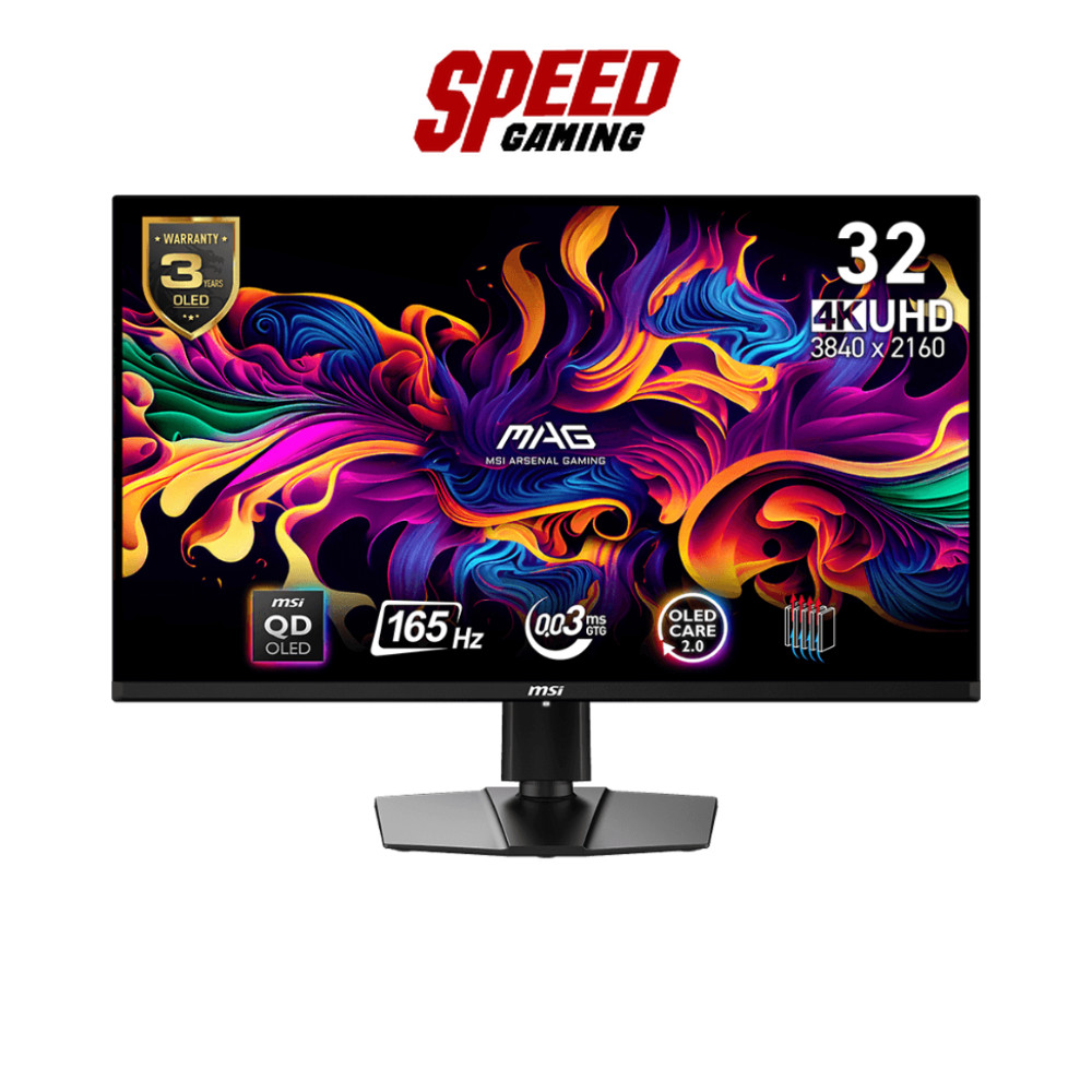 MSI MAG 321UP QD-OLED | 31.5" QD-OLED UHD 165Hz | Monitor (จอมอนิเตอร์) | By Speed Gaming