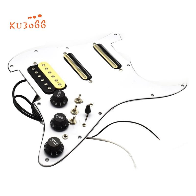 กีตาร์ไฟฟ้า Pickguard Guitar Pickguard Pickup สายไฟโหลด Prewired Pickguard Guitar Pickguard Scratchp