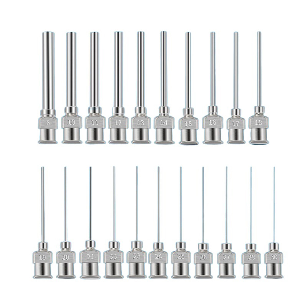(AMANDA) 25mm Stainless Steel Dispensing Machine Needle Industrial Glue 1 Inch 8G-30G (APRIL)