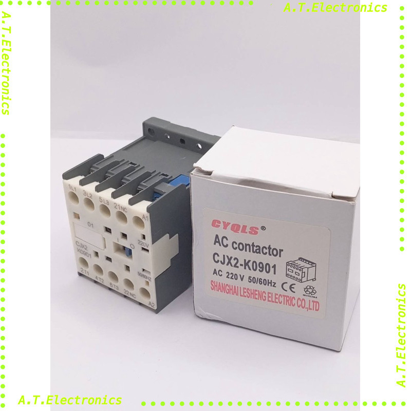 พร้อมส่ง! AC contactor CJX2-K0901 AC 220V 50/60Hz CE