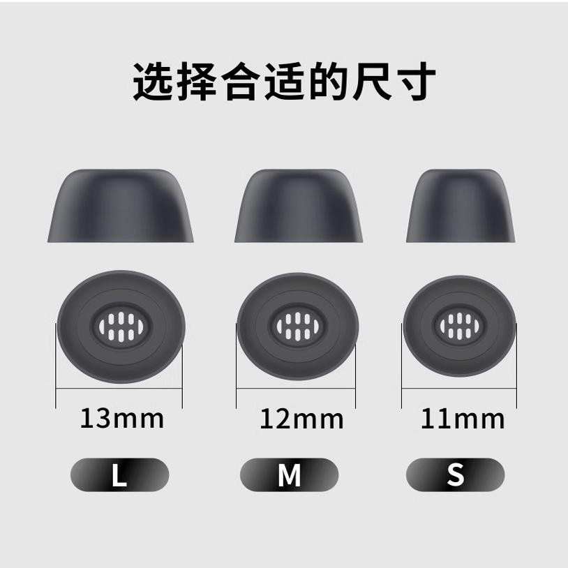 คุณภาพดี1 คู่ Eartip กรณีสําหรับ Xiaomi Buds 3T Pro/3/3Pro ซิลิโคนหูฟังกรณี Earplug ฝาครอบหูฟัง Eartip หูหมวกเคล็ดลับ Earcap ปลั๊ก - รูปที่ 3
