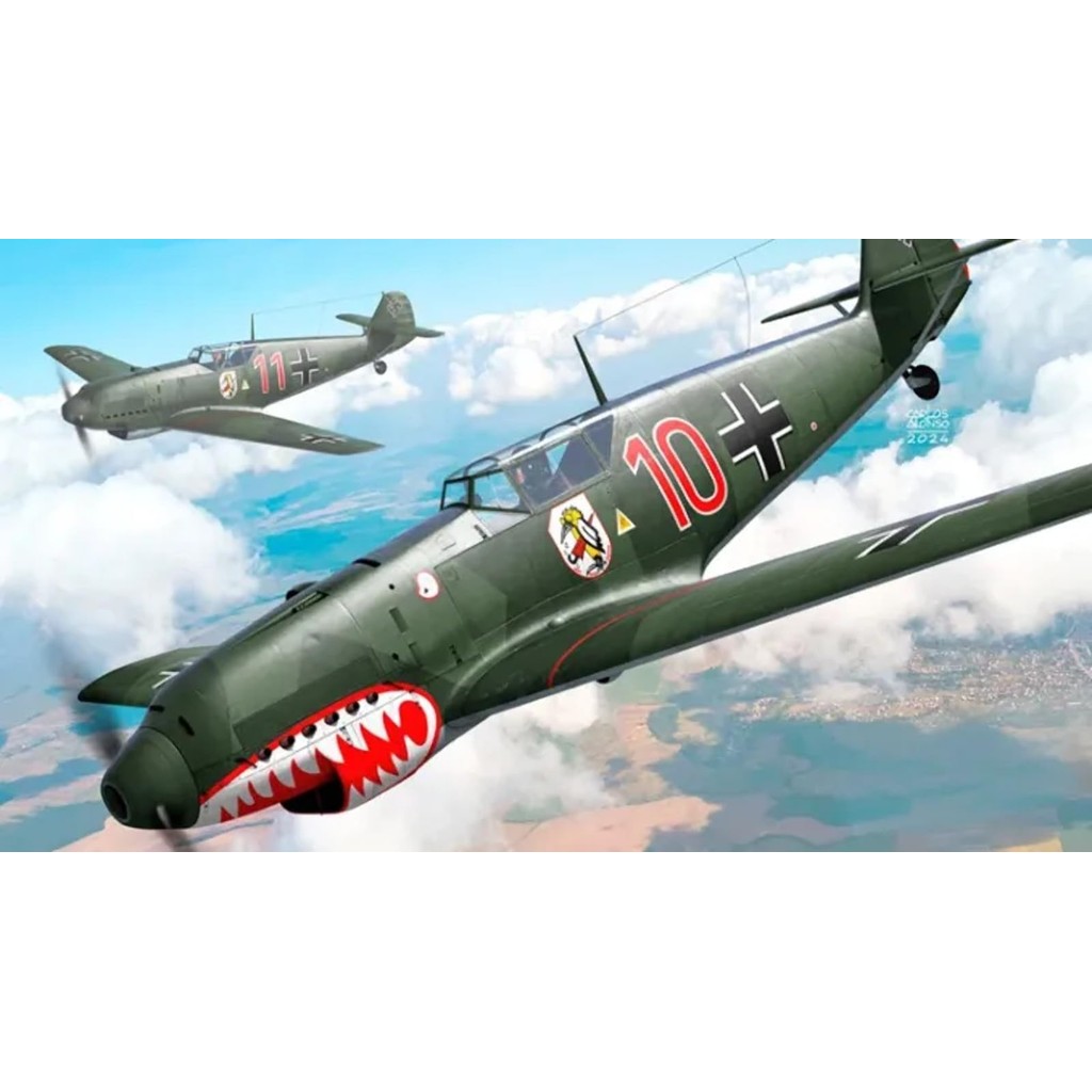 AZ Model 1/72 Fighter Bf109C "Zehzer" War Is Coming Plastic Model AZM7889 (Aircraft)