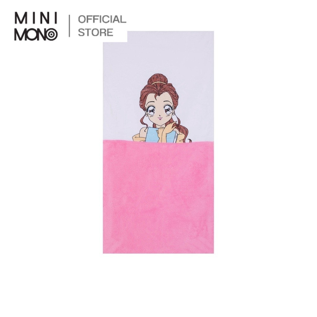 [Mini Mono X Haven] ผ้าเช็ดผม ลาย Disney Princess ขนาด 40X80 ซม.
