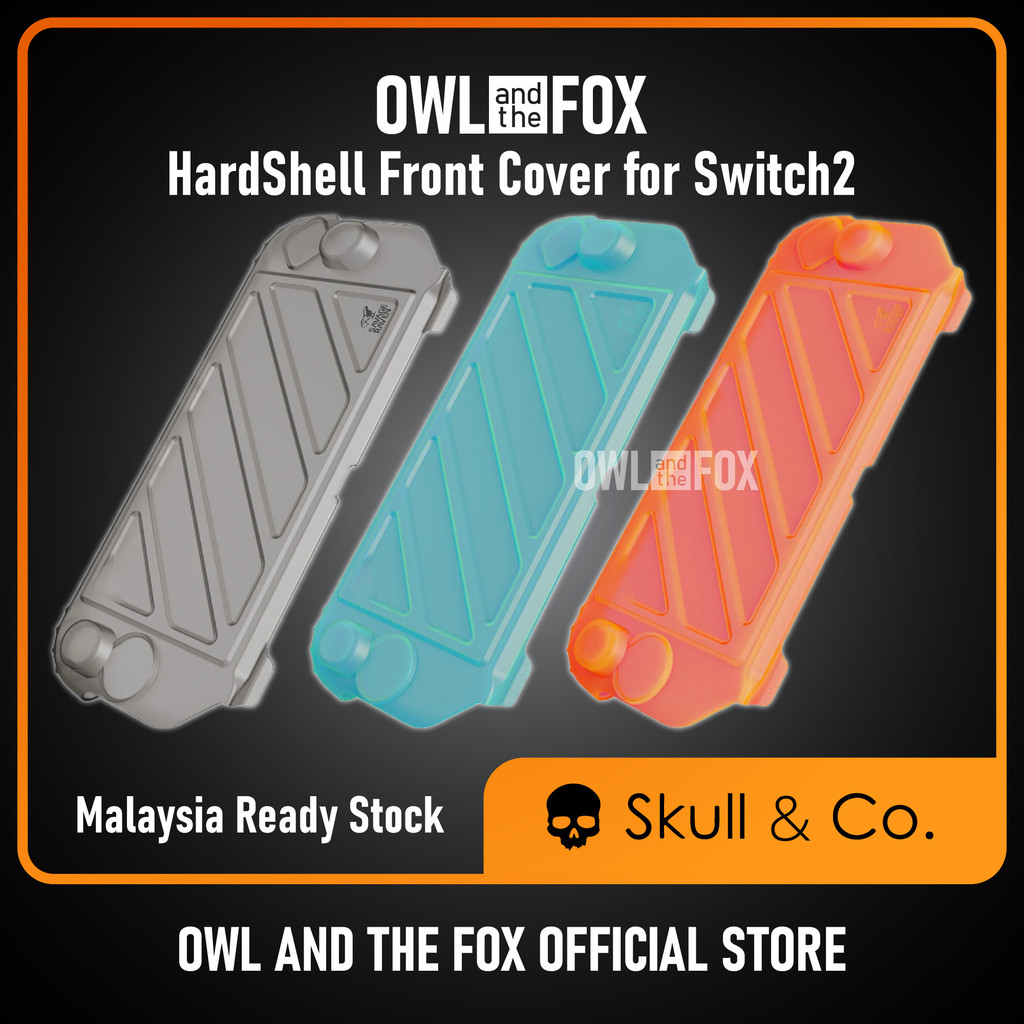 Skull & Co Nintendo Switch 2 StandGrip HardShell ฝาครอบด้านหน้า Savage Raven โดย Skull & Co