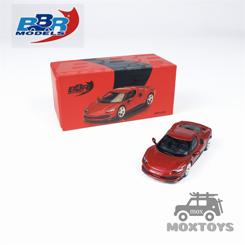 BBR 1:64 296 GTB Rosso Imola Red รถโมเดลDiecast