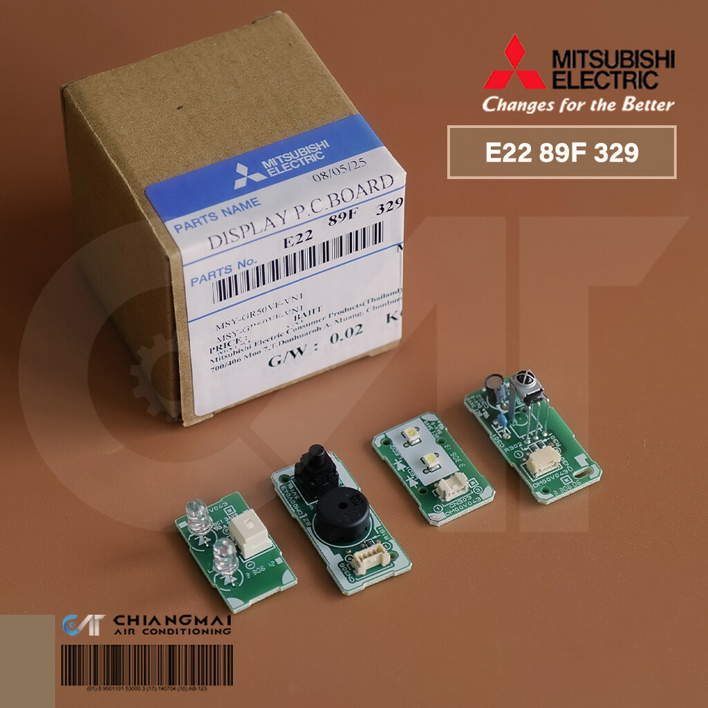 E2289F329 แผงรับสัญญาณรีโมทแอร์ Mitsubishi Electric ตัวรับสัญญาณแอร์มิตซูบิชิ รุ่น MSY-GR18VF