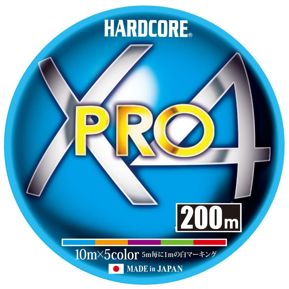 DUEL HARDCORE PE Line HARDCORE X4 PRO 200m White Marking