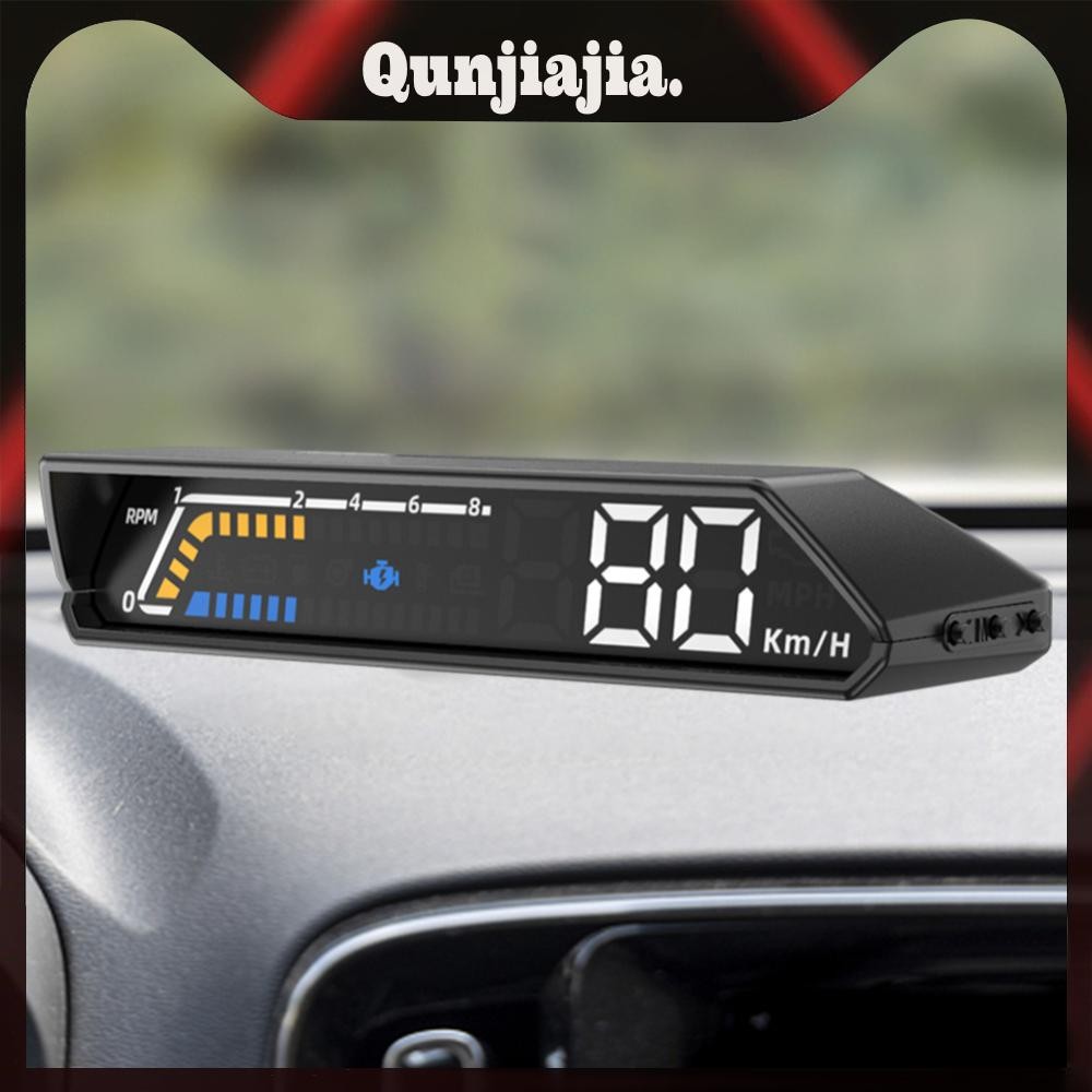 Digital HUD Dual Display Screen OBD2 HUD Transmission การตรวจสอบอุณหภูมิน้ํามัน