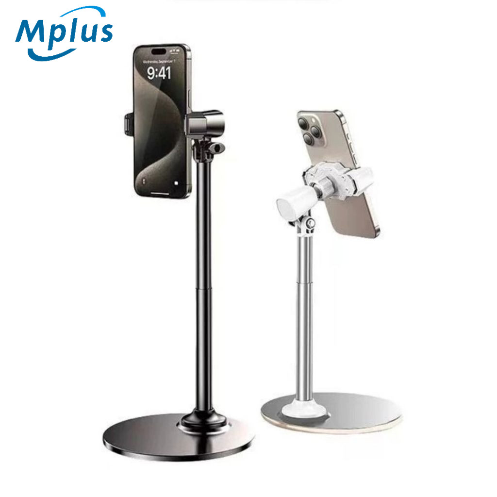mplus ที่วางโทรศัพท์หนุมได้ 360 องศา ที่วางสำหรับมือถือ ใช้ไลฟ์สด ดูหนัง ถ่ายภาพและวีดีโอ ขาตั้งโทรศัพท์