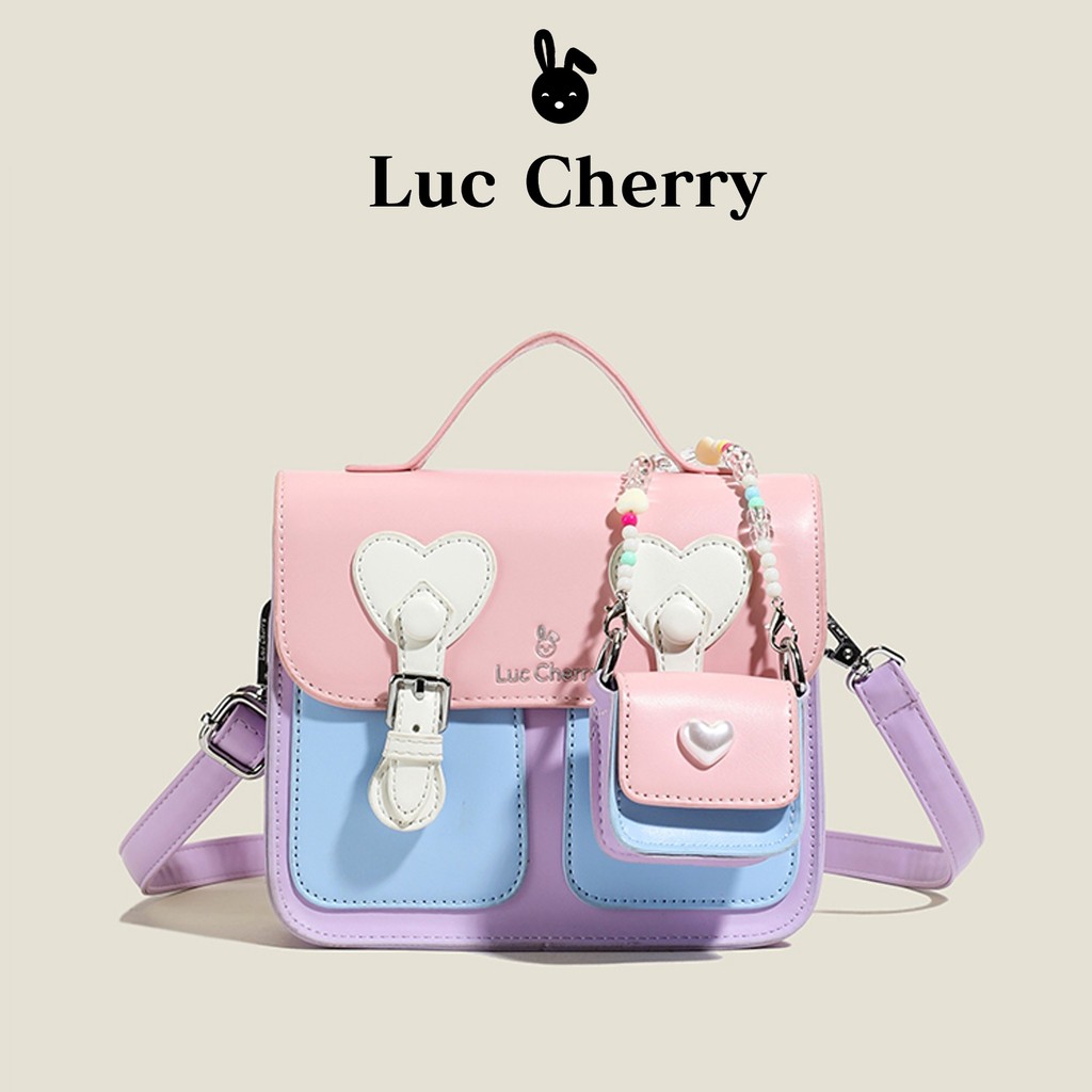 CZA YT0025 LUCCHERRY PREMIUM IMPORTED Womens SLING BAG ฟรีถุงกระดาษ + สง่างาม SLINGBAG CERTIFICATE
