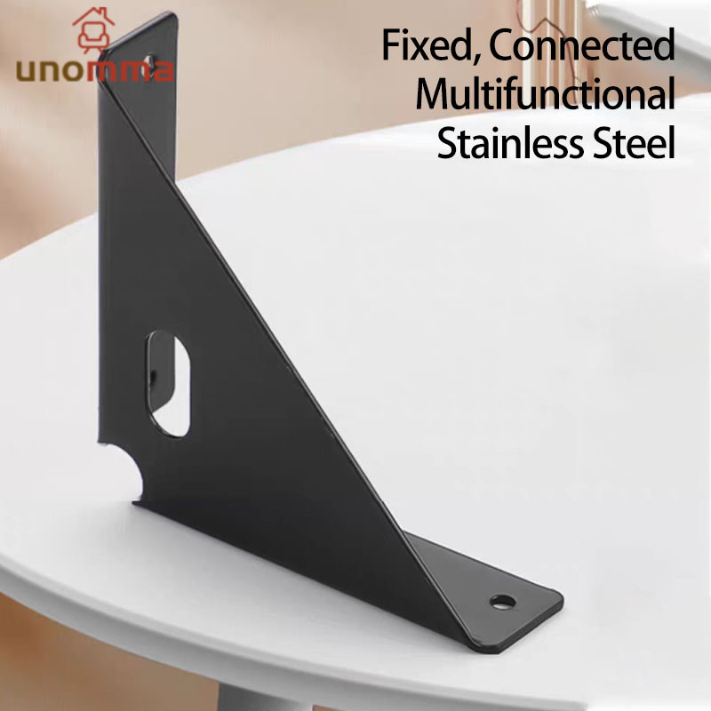🎈ฉากยึดเข้ามุม โครงเหล็กสแตนเลส อุปกรณ์เสริมเฟอร์นิเจอร์ Steel corner unomma - รูปที่ 4