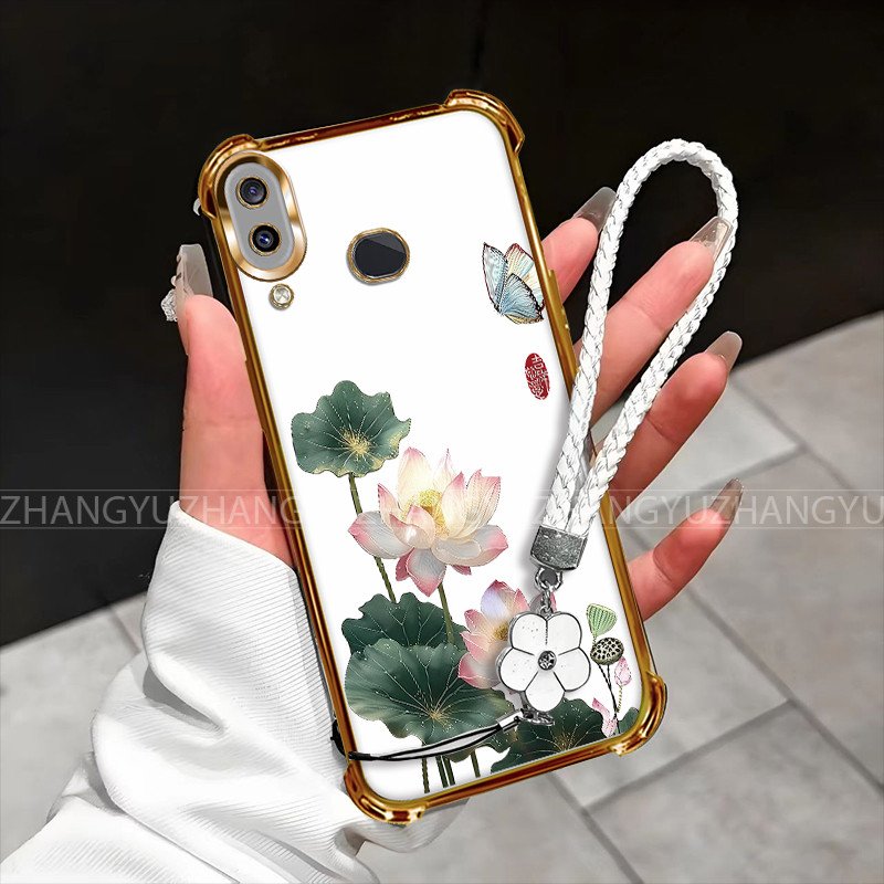 เคส Samsung A10S A10 A11 A20 A30 M10S A20S เคสโทรศัพท์สําหรับใหม่ซิลิโคนสี่มุมป้องกันการตก JXRY