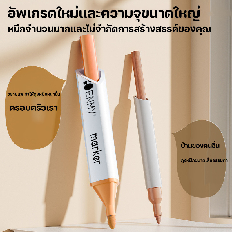 ปากกาอะคริลิค12สี/24สี/36สี/48สี/60สี ปากกา marker กันน้ำ เขียนได้ทุกพื้นผิว ปากกาเขียนแก้ว - รูปที่ 3
