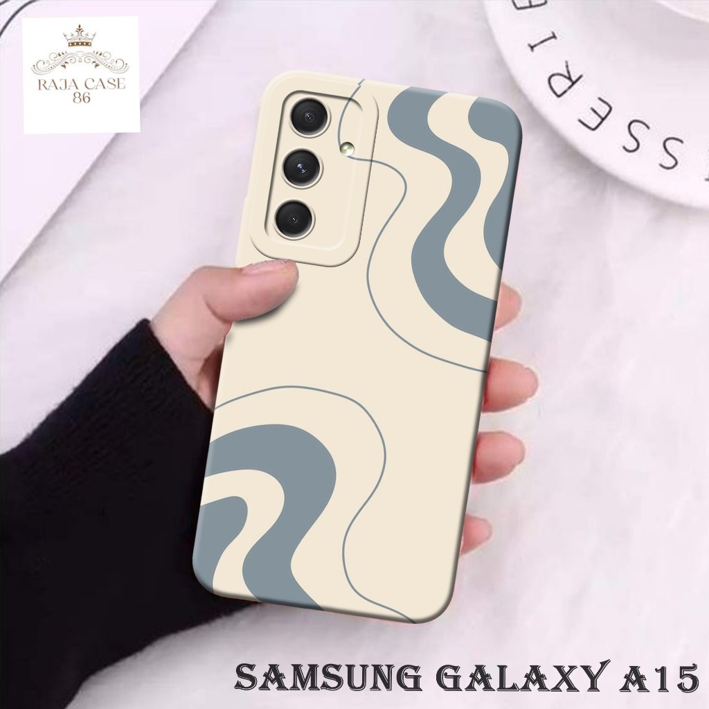 HP เคส Samsung Galaxy A15 4G / 5G ล่าสุด - Rajacase - เคสมือถือ Samsung A15 4G - Abstract Softcase M