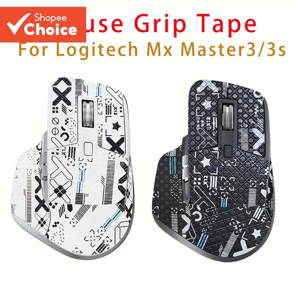 เทปจับเมาส์สําหรับ Logitech Mx Master3 3s สติ๊กเกอร์เมาส์ไร้สาย Lizard Skin Suck Sweat Non Slip Pre Cut ติดตั้งง่ายไม่มีเมาส์  ﻿ ﻿