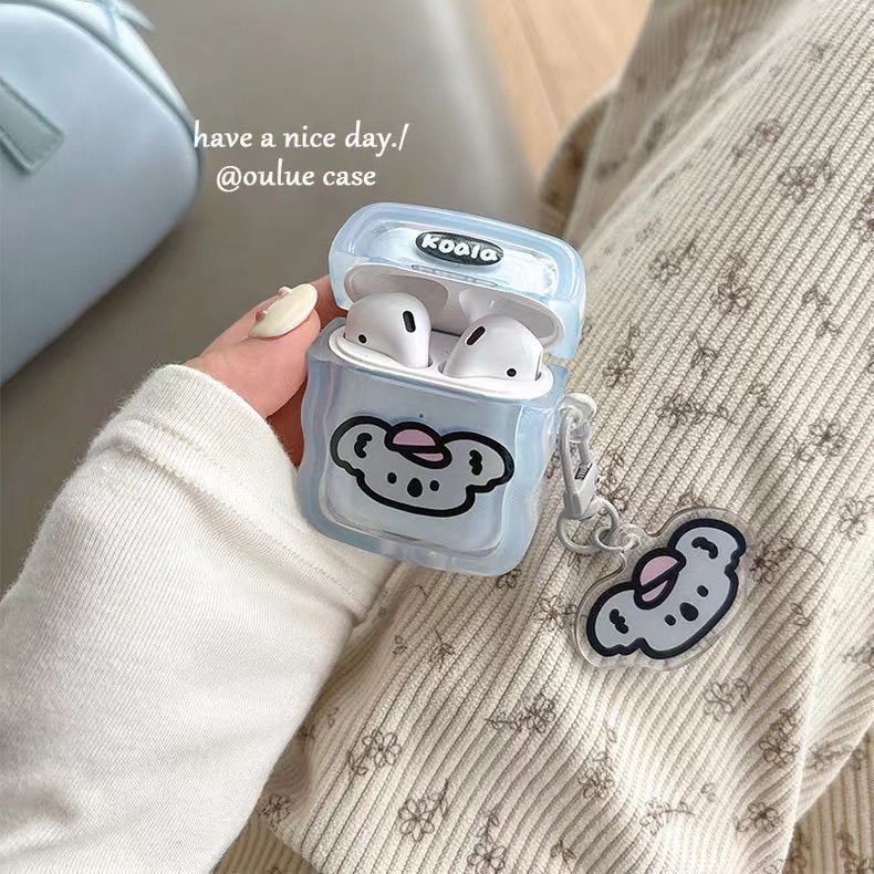 Blue Bottom Koala Lenovo LP40 เคสหูฟัง Lenovo T38 ไร้สาย lp5 รุ่นที่ 5 เคสป้องกันบลูทูธ lp40pro