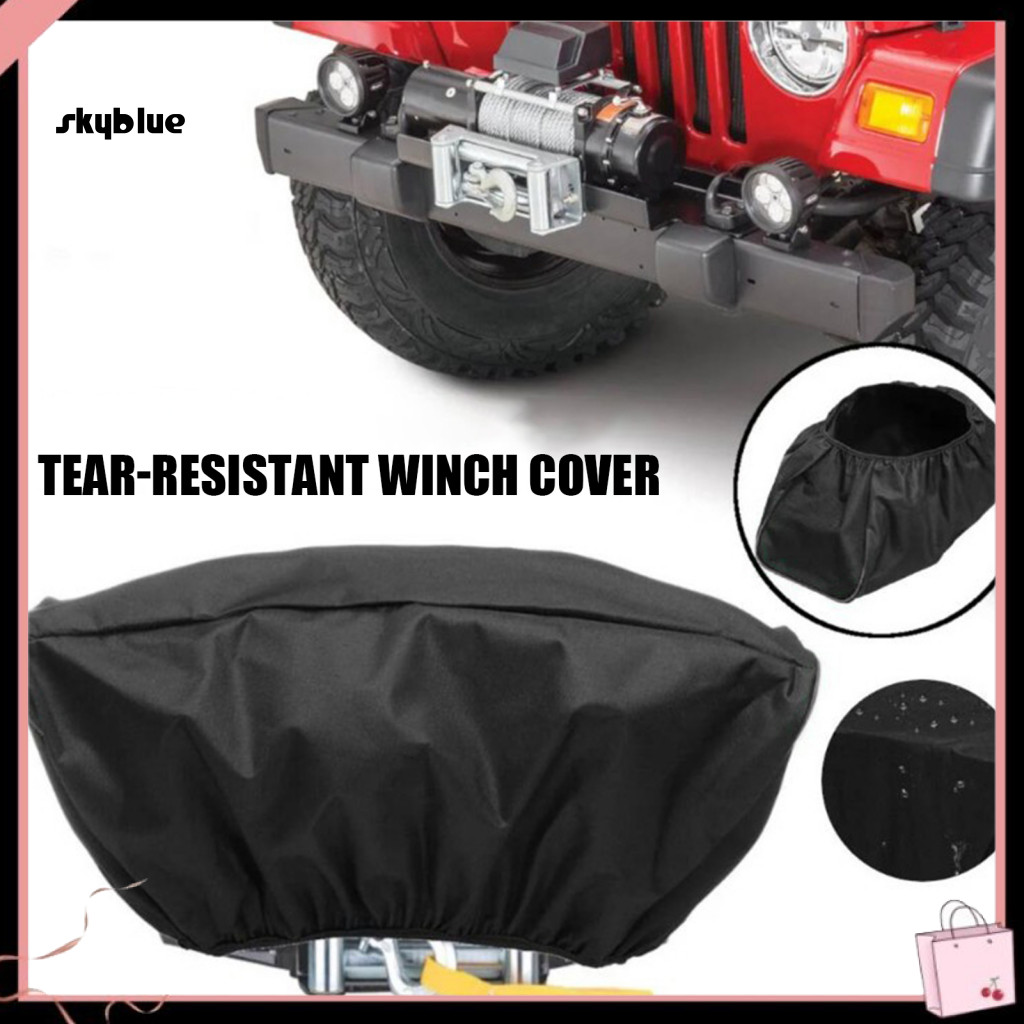[Sy] ฝาครอบ Winch สําหรับ Winch ไฟฟ้าสําหรับ Warn Universal กันน้ํา Winch สําหรับ 8500-17500 Lbs ไฟฟ