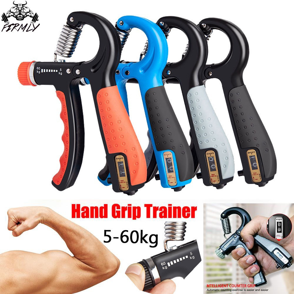 5-60Kg Hand Gripper R-Shape ปรับนับได้ Hand Grip Strength การออกกําลังกาย Strengthener Gripper 3541 