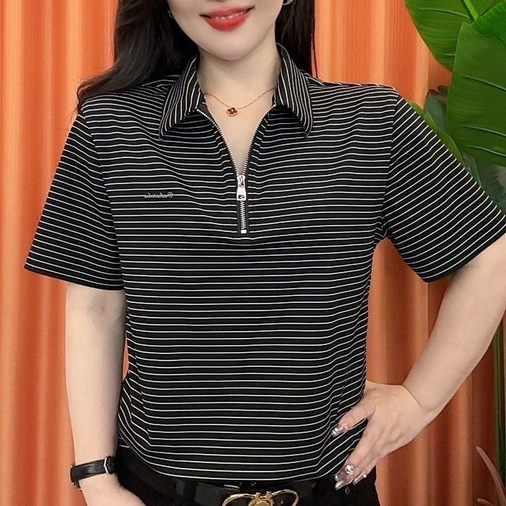 เสื้อยืดระดับไฮเอนด์สําหรับผู้ชายและผู้หญิงใหม่ระบายอากาศและทนต่อริ้วรอยอเนกประสงค์สําหรับสวมใส่ด้านนอกไม่ขึ้นขนเสื้อครึ่งซิปอินเทร