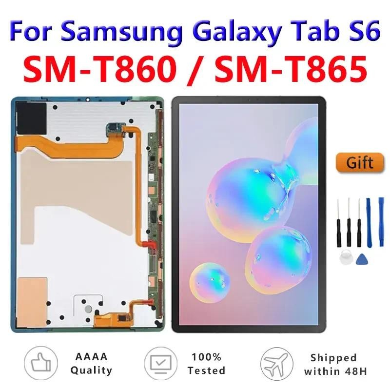 OEM AMOLED LCD สําหรับ Samsung Galaxy Tab S6 T860 T865 T865N T866N T867 Touch Screen Digitizer จอแสด