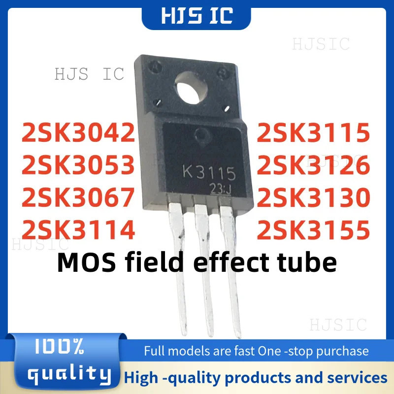 1-5PCS 2SK3042 K3042 2SK3053 K3053 2SK3067 K3067 2SK3114 K3114 2SK3115 K3115 2SK3126 K3126 K3126 2SK
