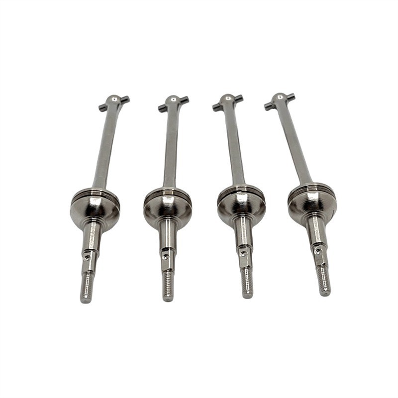 MJX 10208 V1 4pcs โลหะไดรฟ์เพลา CVD Driveshaft 1/10 RC รถอะไหล่อัพเกรดอุปกรณ์เสริม