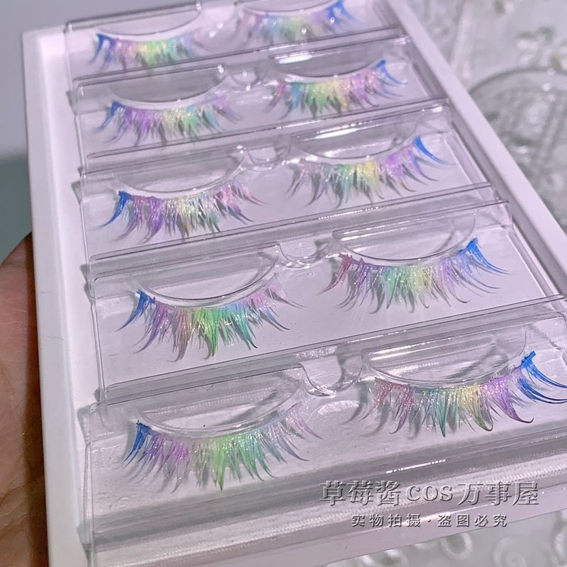 Kingdom of Gems cos คอสเพลย์ทั้งหมดเลื่อม Glitter ขนตาปลอม Phosphorite Fossil Fas เพชร Cinnabar แอนตาร์กติก 6.13 wytf