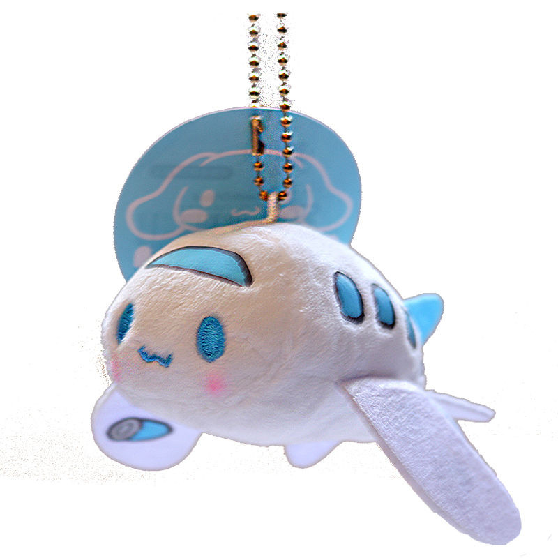 FuRyu Sanrio ตัวละคร Sanrio Cinnamon Dog ตุ๊กตาใหญ่ตุ๊กตาเครื่องบินตุ๊กตาจี้ตุ๊กตา 61404