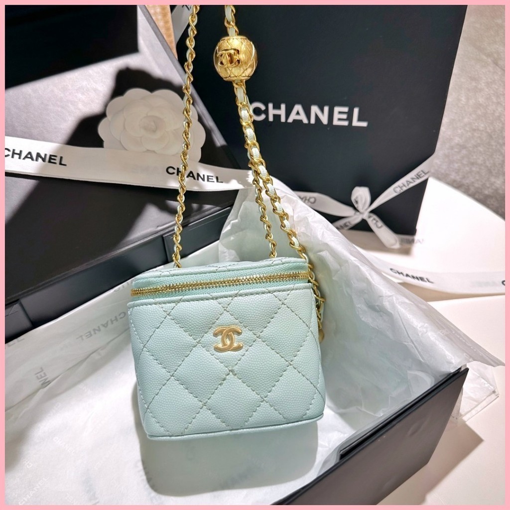 กระเป๋าผู้หญิงพร้อมกระเป๋า slingbag box Mini box bag women Ch***a Lady cha*n**l bag Lady bag bag bag