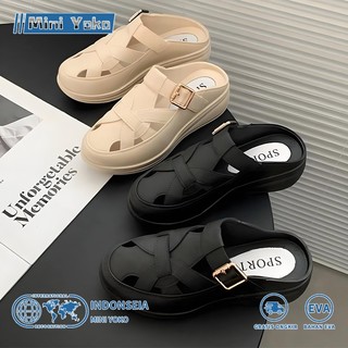 Mini Yoko Sepatu Wanita Wedges Pirt Premium Tinggi 5Cm Sendal Wanita Terbaru 2025 Kekinian Elegan Korean Style