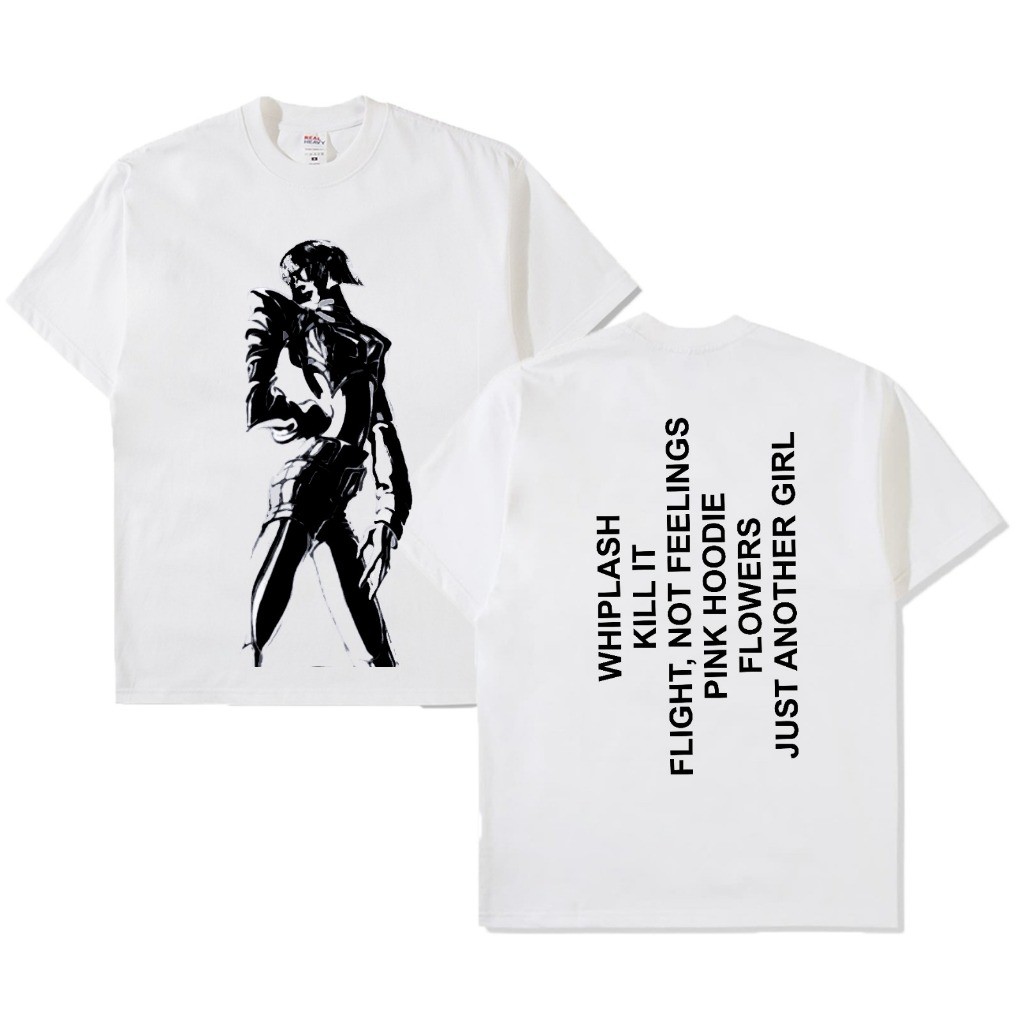 Aespa Whiplash White T-Shirt Request Icon Member Giselle Winter Ningning Karina