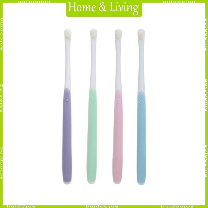 นิ่ง แปรงสีฟันสุนัขสําหรับสัตว์เลี้ยงเครื่องมือทําความสะอาดฟันสัตว์เลี้ยงแปรงสีฟันหัวเล็กแปรงสุนัข