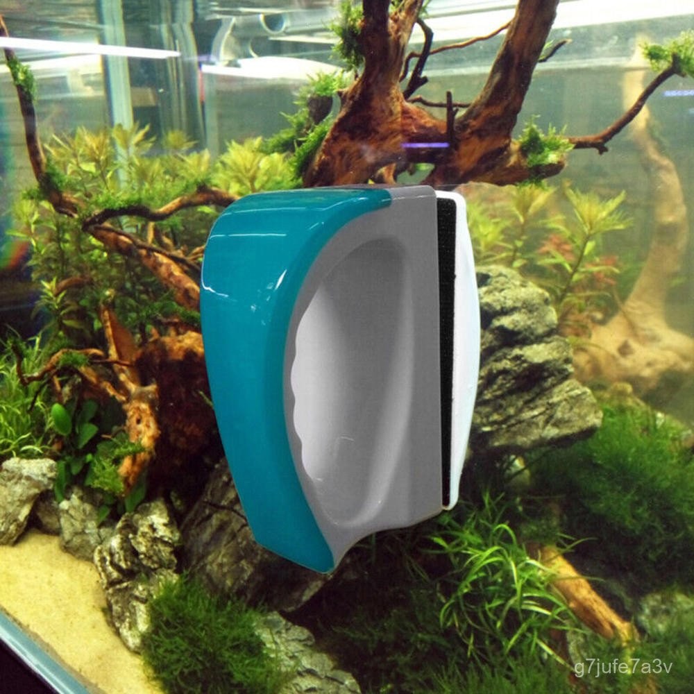 Aquarium Magnetic Glass Cleaner Fish Tank Aquatics Algae Cleaning Magnet Brush