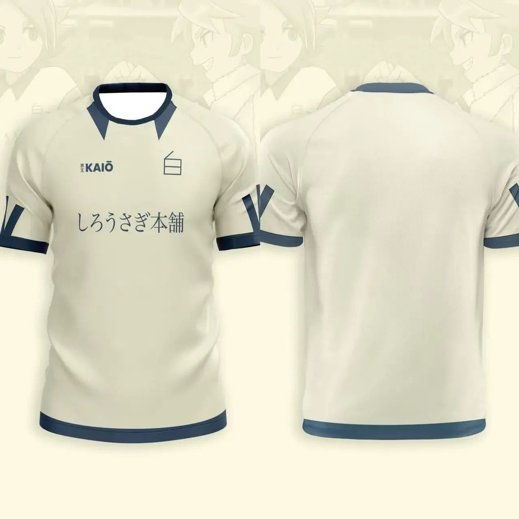 Hot Japan Soccer Anime Jersey Inazuma Eleven Kaio เสื้อผ้าเด็กกีฬาลําลอง Breathable Quick-Drying ขนา
